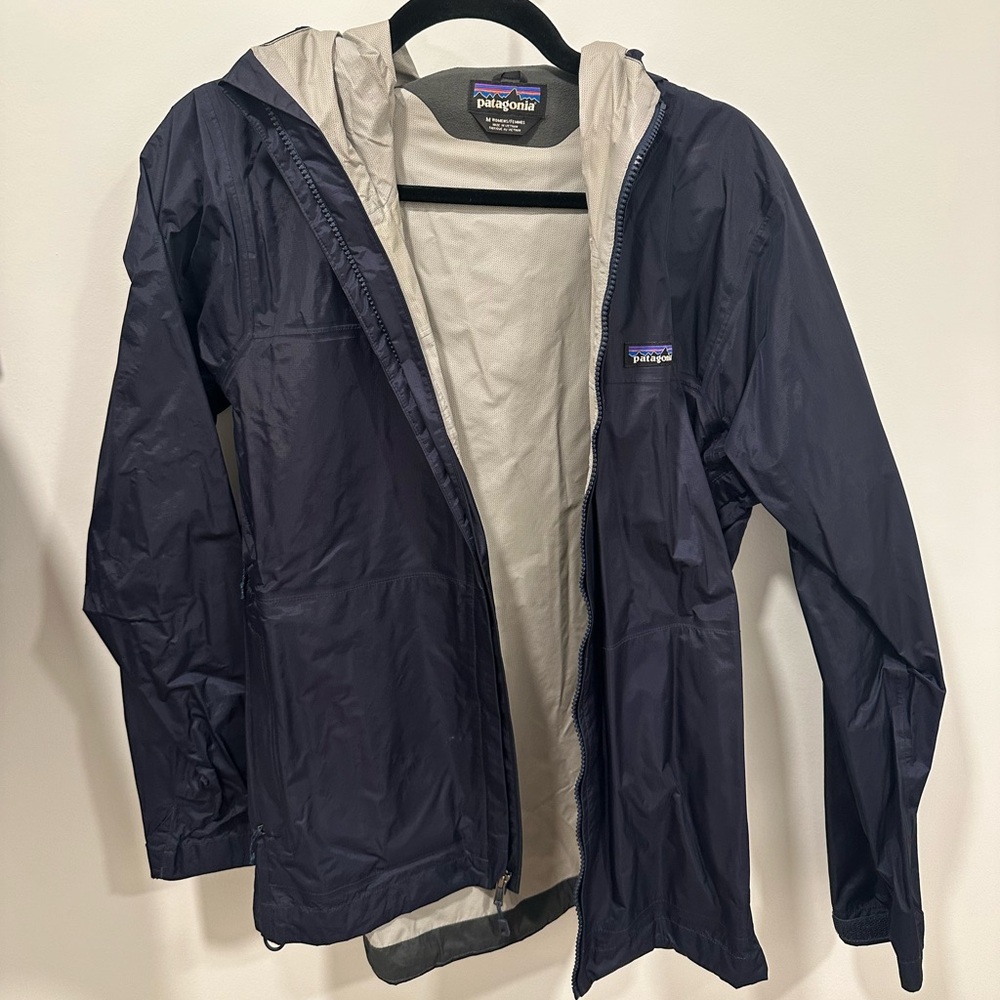 Patagonia Dark Blue Raincoat